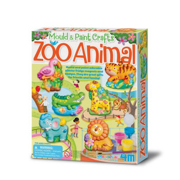 Manualidades Mould & Paint Zoo 4M